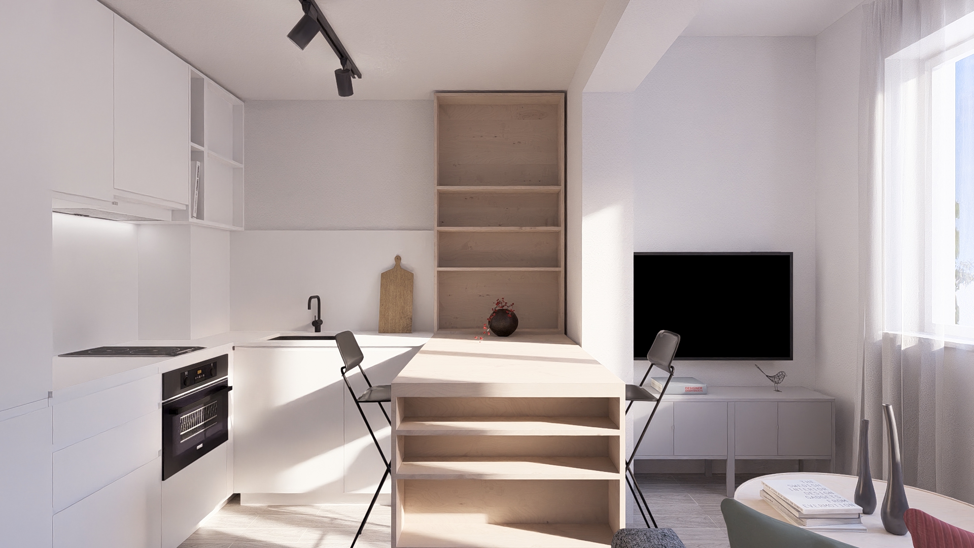 The Micro Kitchen/Living